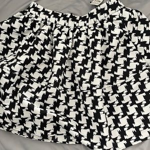 New houndstooth skirt